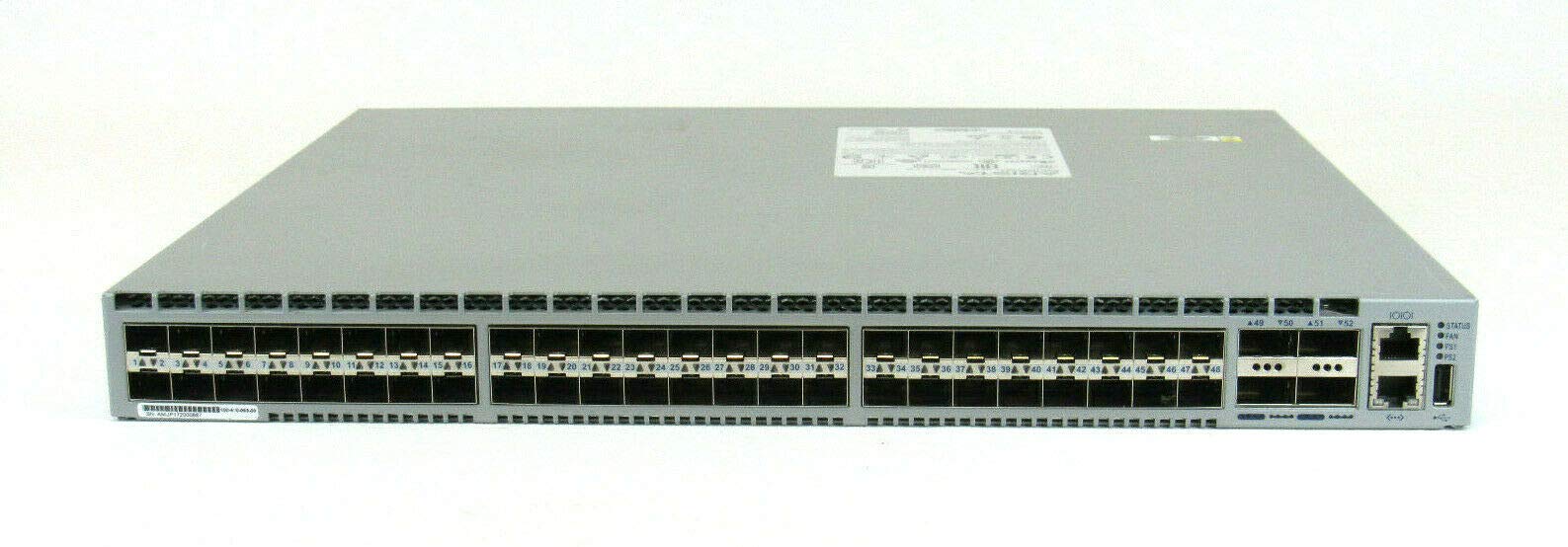 Amazon.com: Arista DCS-7050SX-64-R 48 Port 10GbE SFP+ 4 Port 40GbE